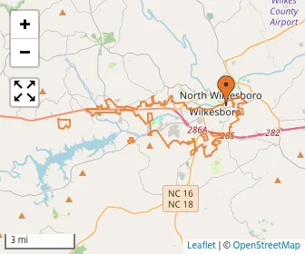 Area schools map