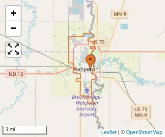 Area schools map
