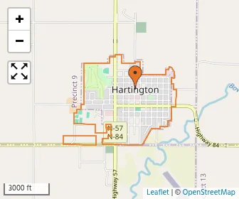 Area schools map