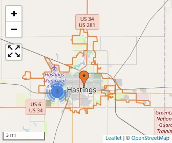 Area schools map