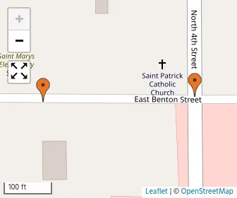 Area schools map