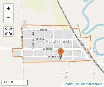 Area schools map