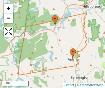 Area schools map