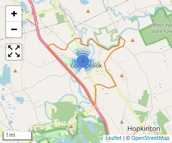 Area schools map