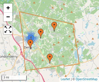Area schools map