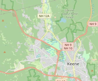 Area schools map