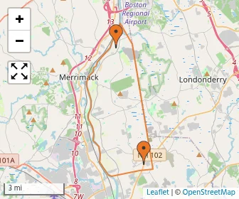 Area schools map