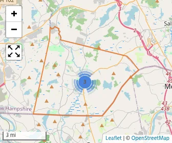 Area schools map