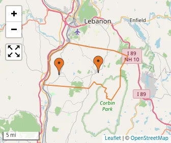 Area schools map
