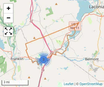 Area schools map