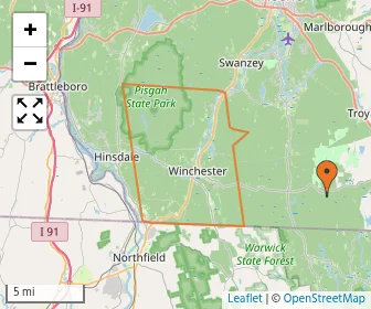 Area schools map