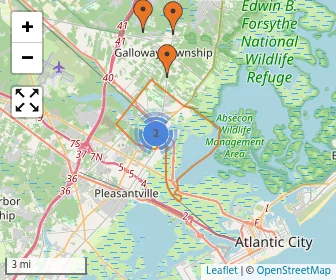 Area schools map