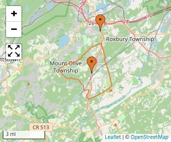 Area schools map