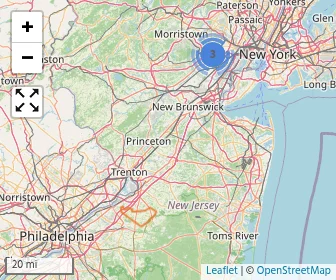 Area schools map