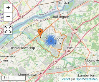 Area schools map