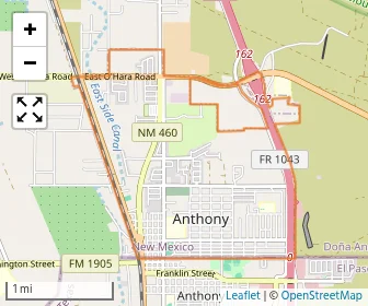 Area schools map