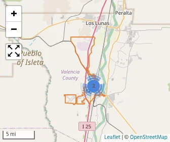 Area schools map