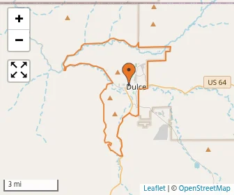 Area schools map