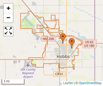 Area schools map