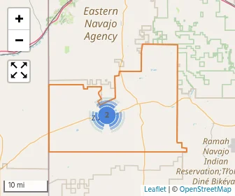Area schools map