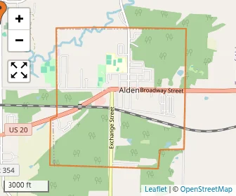Area schools map
