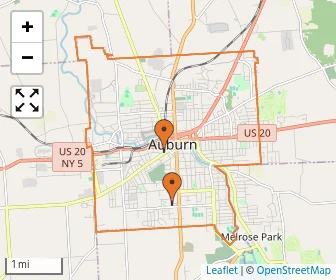 Area schools map