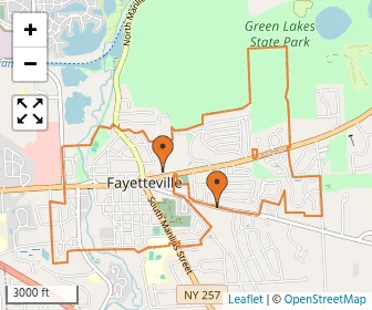 Area schools map