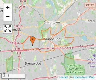 Area schools map