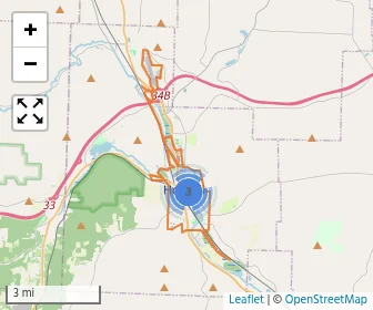 Area schools map