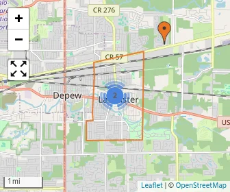 Area schools map