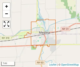Area schools map