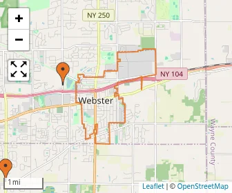 Area schools map