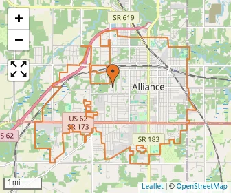 Area schools map