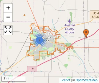 Area schools map