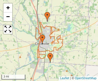 Area schools map