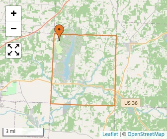Area schools map