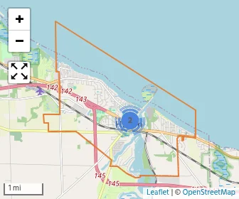 Area schools map