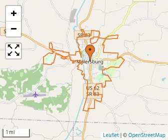 Area schools map