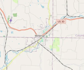 Area schools map