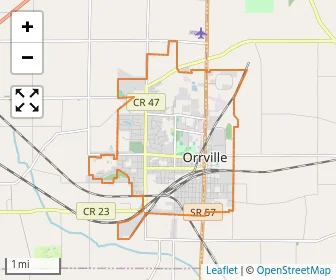 Area schools map