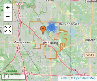 Area schools map