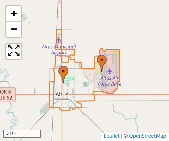 Area schools map