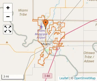 Area schools map