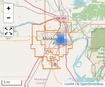 Area schools map