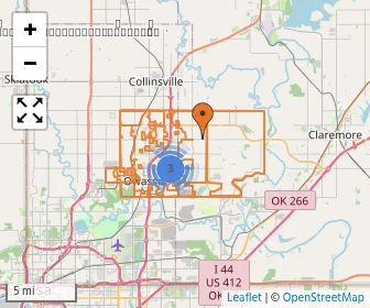 Area schools map