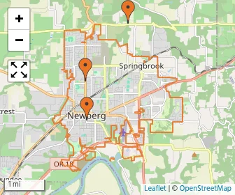 Area schools map