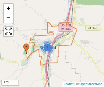 Area schools map