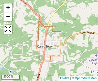 Area schools map