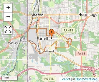 Area schools map