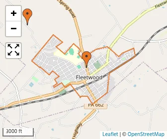 Area schools map